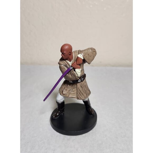 Star Wars PVC Disney Figures Lot Obi-Wan, Mace Windu, Snoke, Luke Skywalker... - Picture 8 of 9